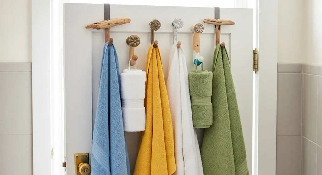 DIY Bathroom Towel Storage Hacks