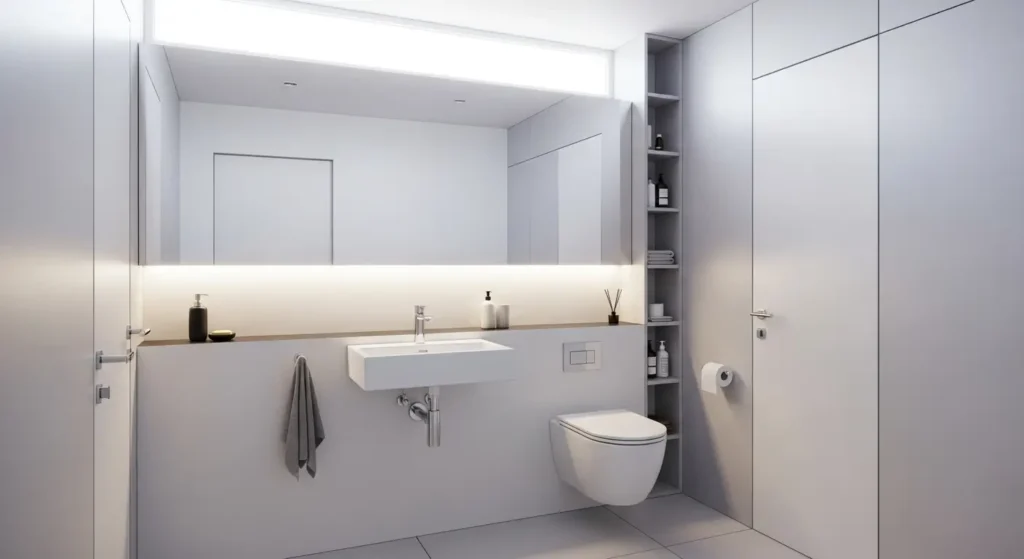 Small Bathroom Space Saving Inspo