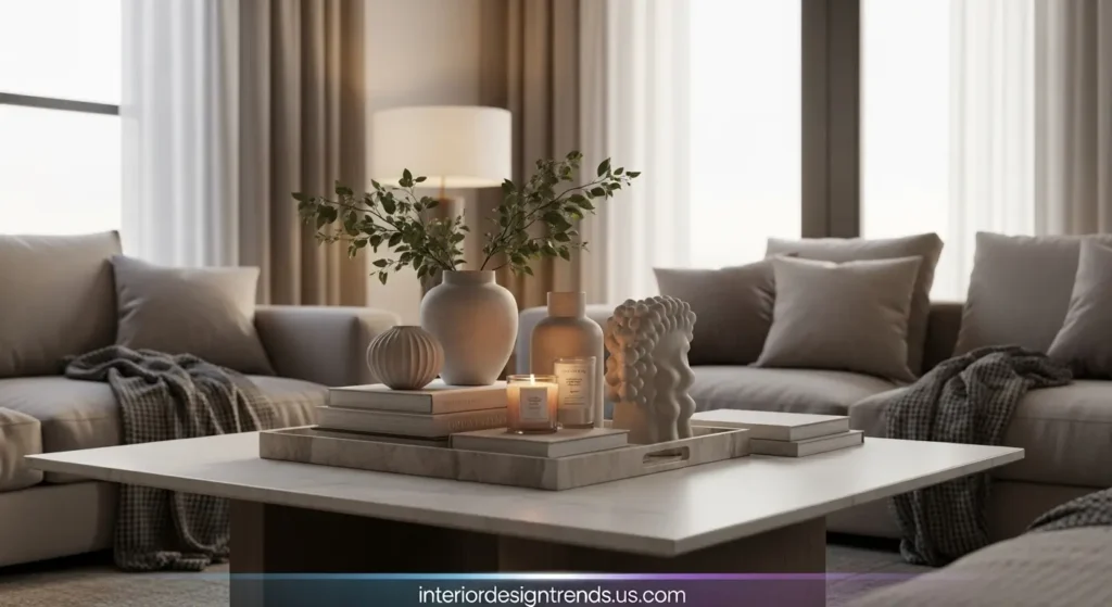 Using Trays for Organized and Elegant Decor