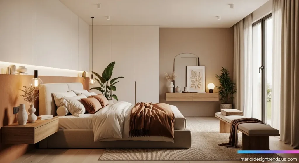 Warm Neutrals and Earthy Accents